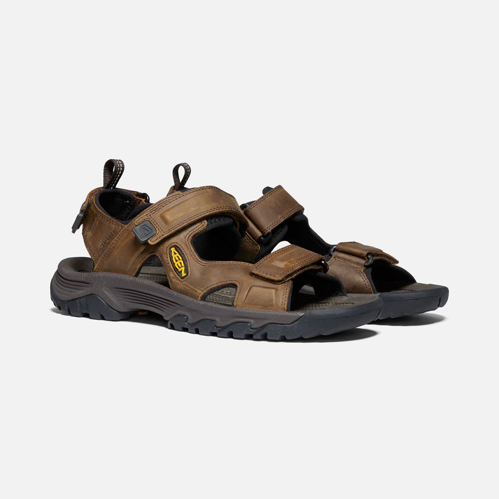 Sandales de Randonnée Keen Homme Marron/Noir | Targhee Iii Open Toe | ZHSUG-0574